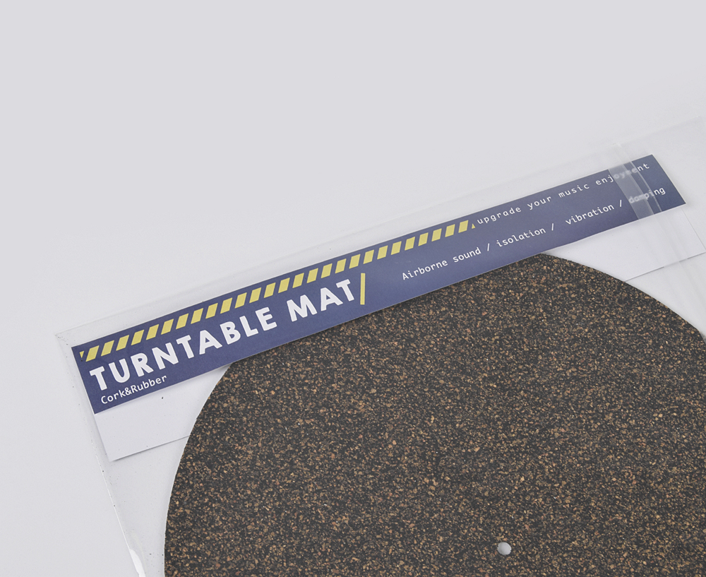 Airborne Natural cork and rubber turntable mat